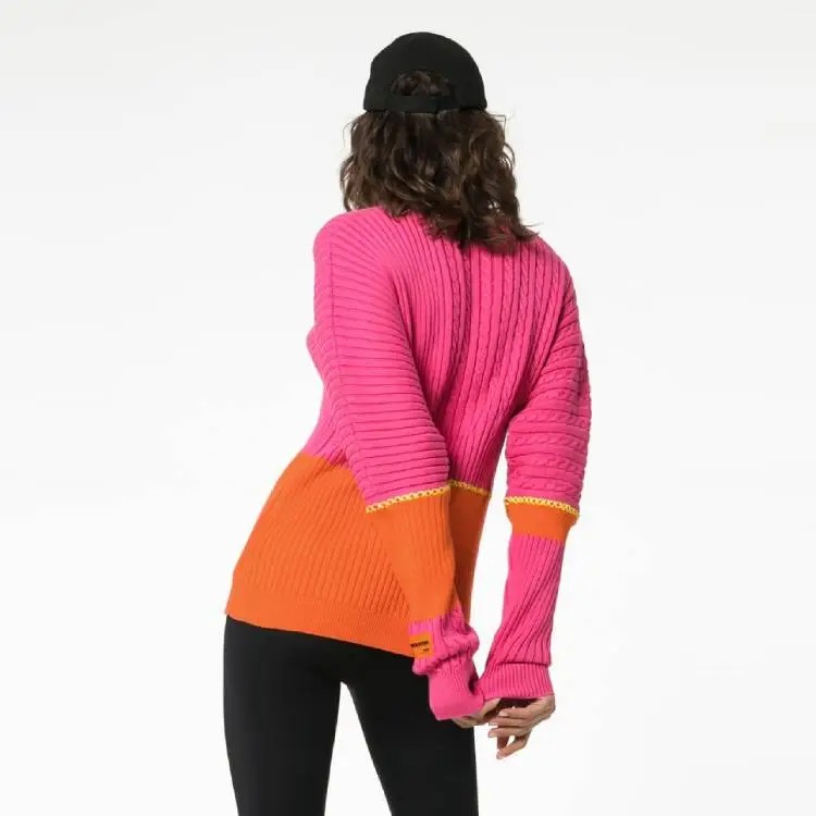 HERON PRESTON Slim Fit Sweater Women's Rose Red-1