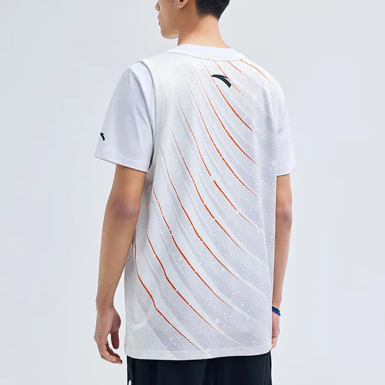 ANTA KT Tank Tops Men White-3