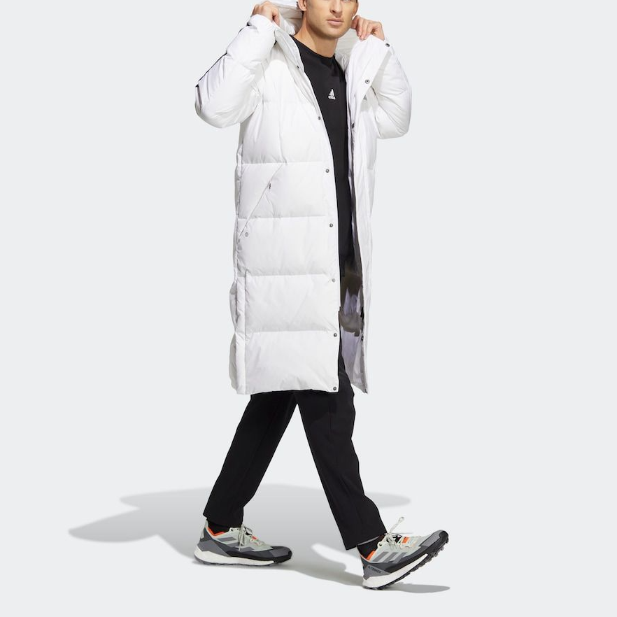adidas ダウン adidas SHINY MATERIAL STREET DOWN JACKET WOMEN CLOWHI