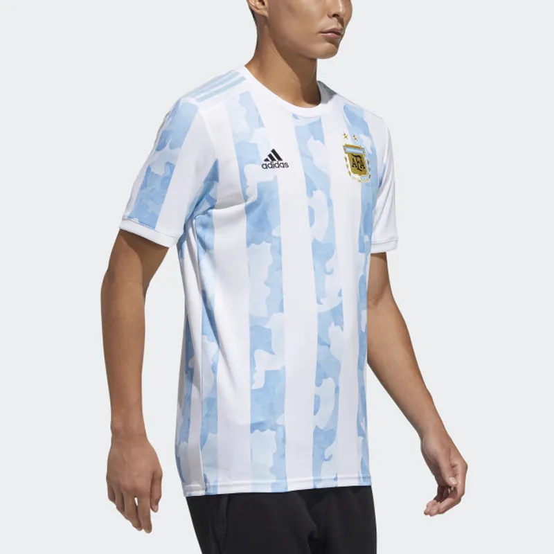 Adidas Set-in Sleeve T-Shirt Men's Blue-3