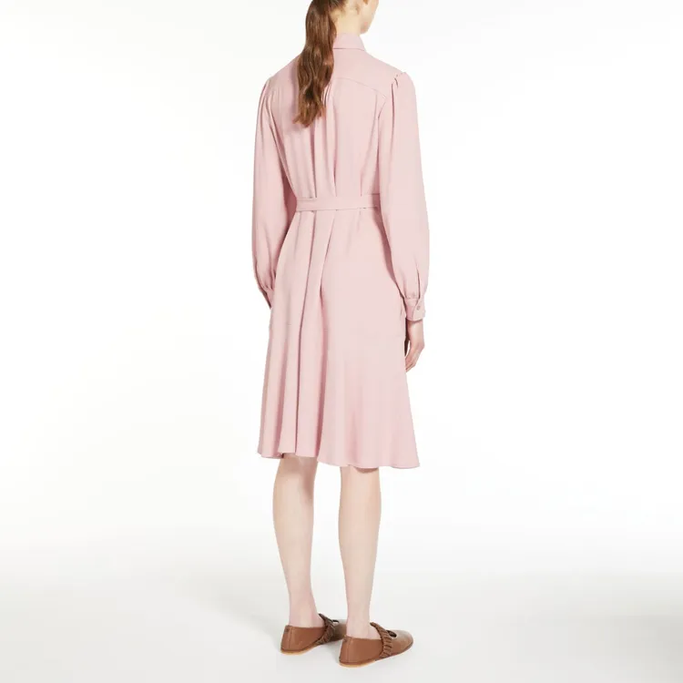 WEEKEND MaxMara Long Sleeved Dress Women's Pink-2