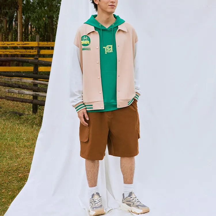 PEAK Jackets Men Apricot-2