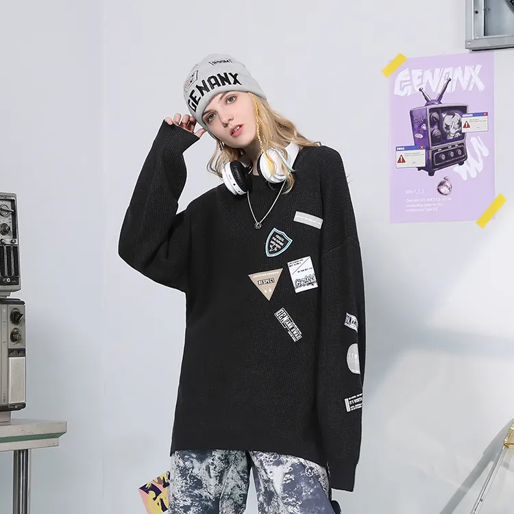 GENANX Sweaters Unisex-2
