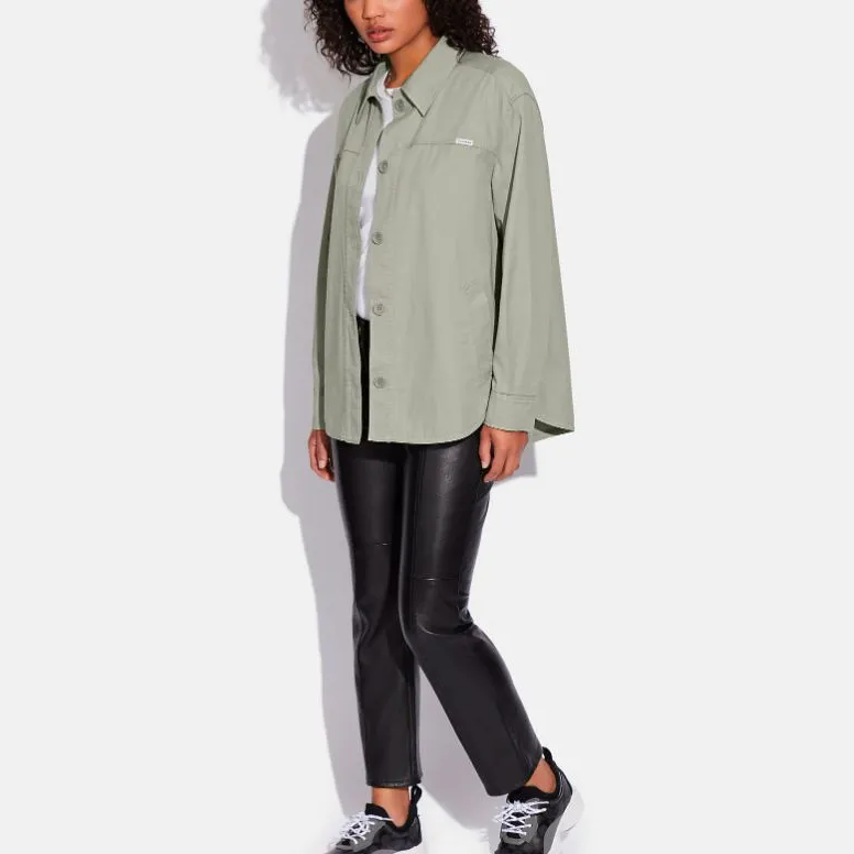 COACH Shirts Women's Green-2