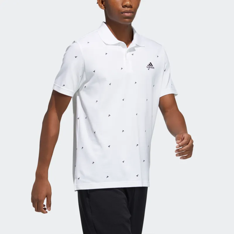 Adidas Polo Shirts Men White-4