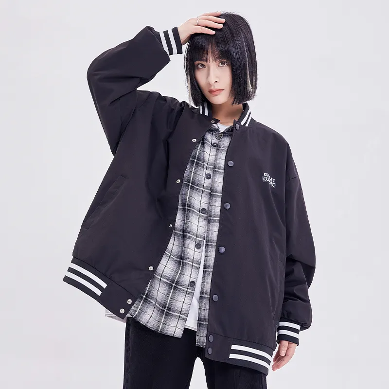 DUEPLAY Baseball Jacket Spring Fall Unisex-9