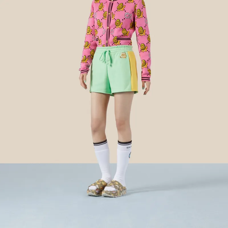 GUCCI Casual Shorts Women's Light Green-3