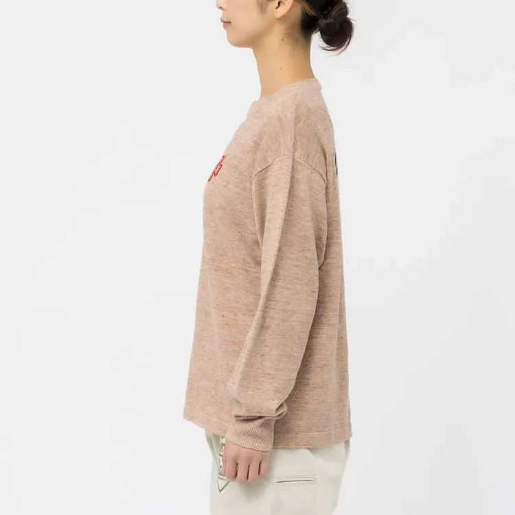HUMAN MADE Linen Blend Knit Sweater White-7