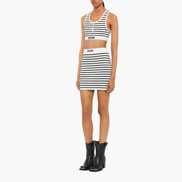 MIU MIU SS23 Casual Short Skirts Women's White-2