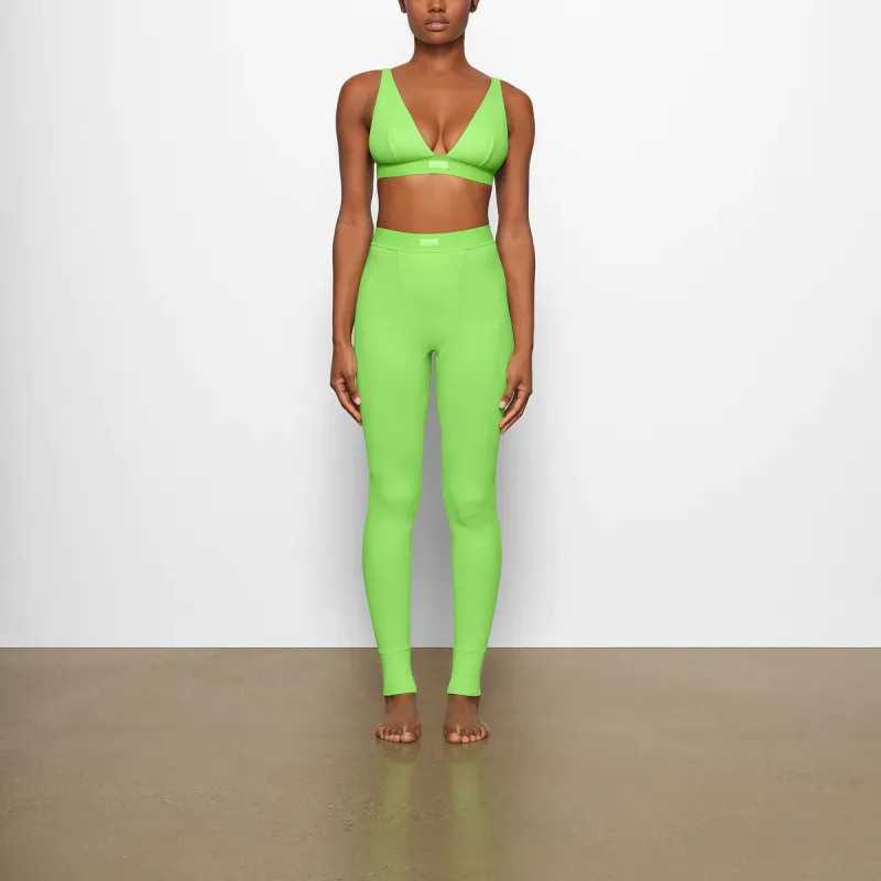 Skims Leggings Women's Neon Green-1