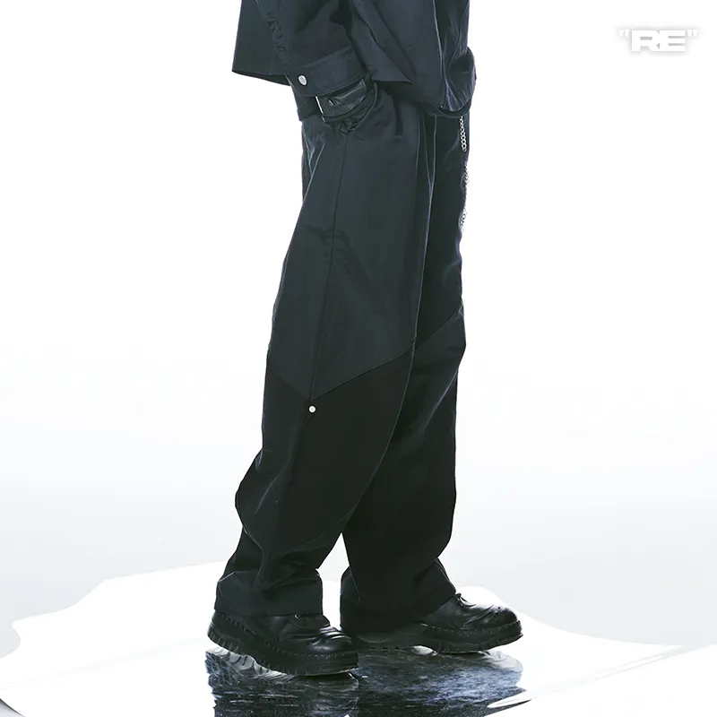 RELABEL SS22 Casual Pants Unisex Black-3