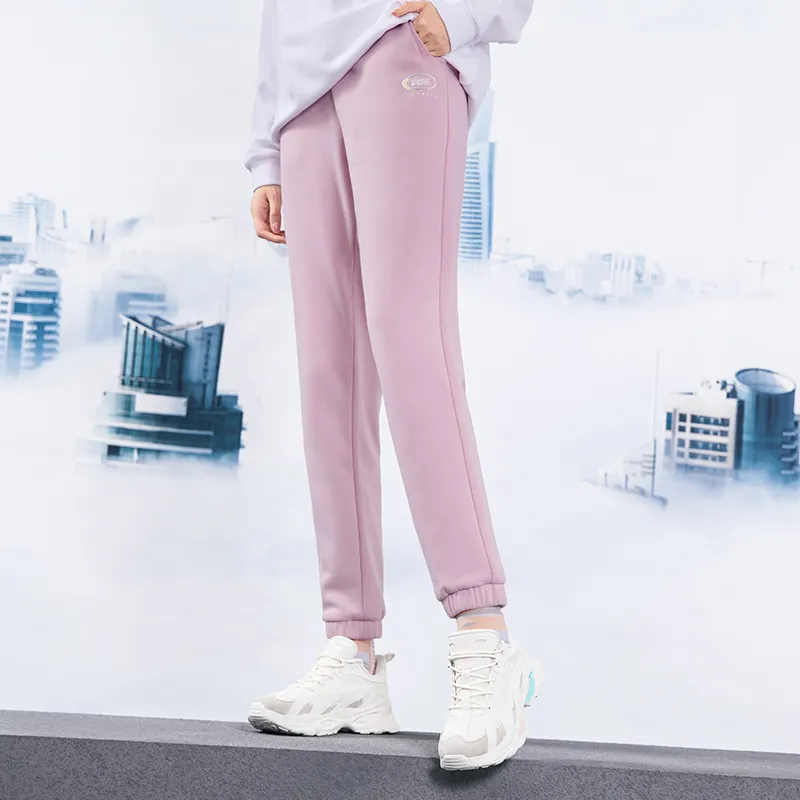 PEAK Sports Pants Women's Grid Toothpaste-3