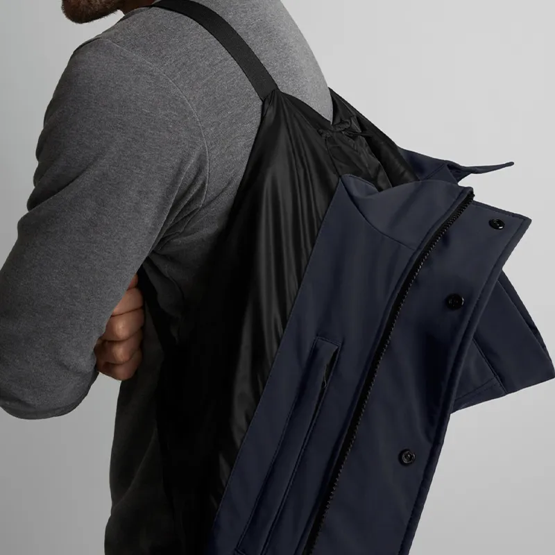 Canada Goose Breton Series Down Jacket Men's Dark Blue-6