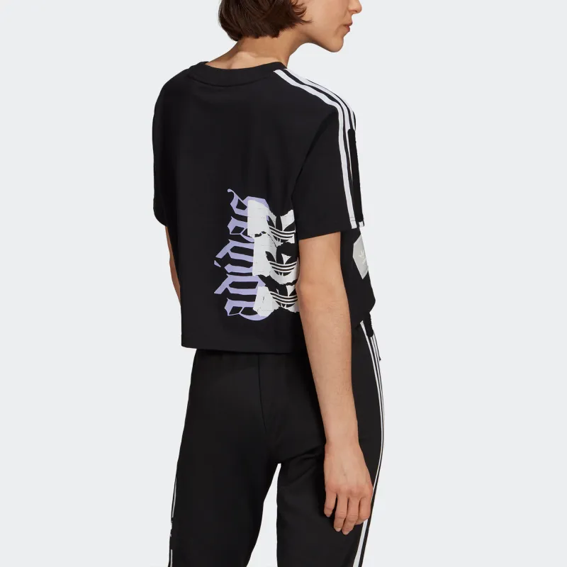 Adidas Originals T Shirt Women's Black-2