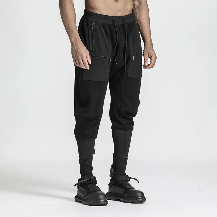 NORVINCY Western Outdoor Trendy Solid Color Cargo Pants Unisex-4