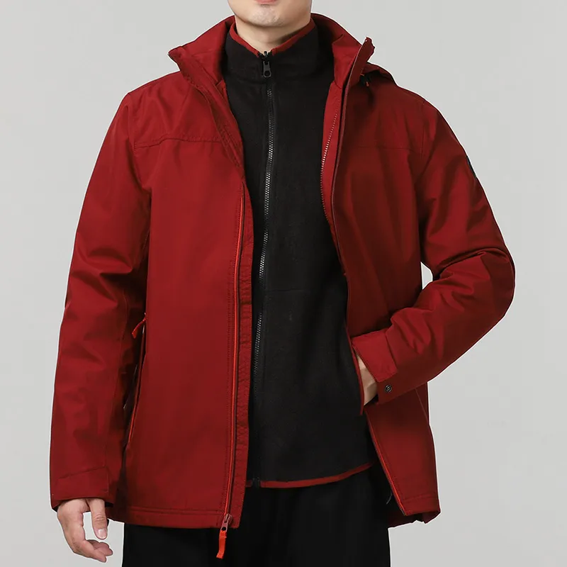 Timberland Windbreaker Jackets Men Red-4