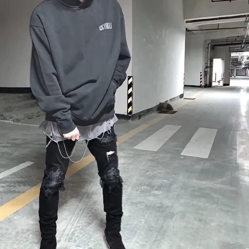 Askyurself Sweatshirts Unisex Black-2