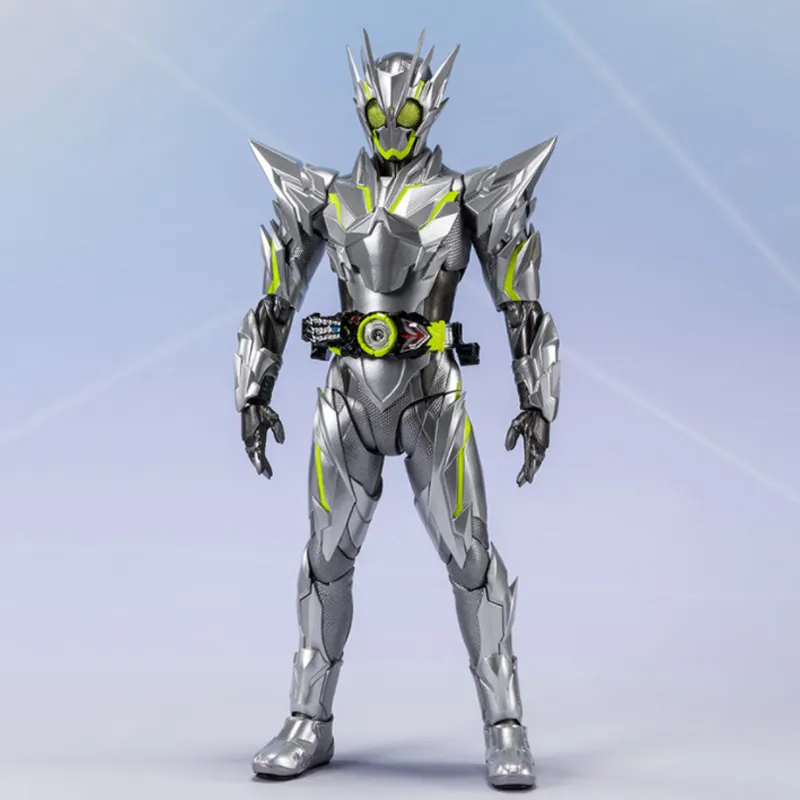 BANDAI Kamen Rider Zero One Soul Limited SHF Kamen Rider 01 Zero One Metal Cluster Locust Scale Figures 14.5cm-1