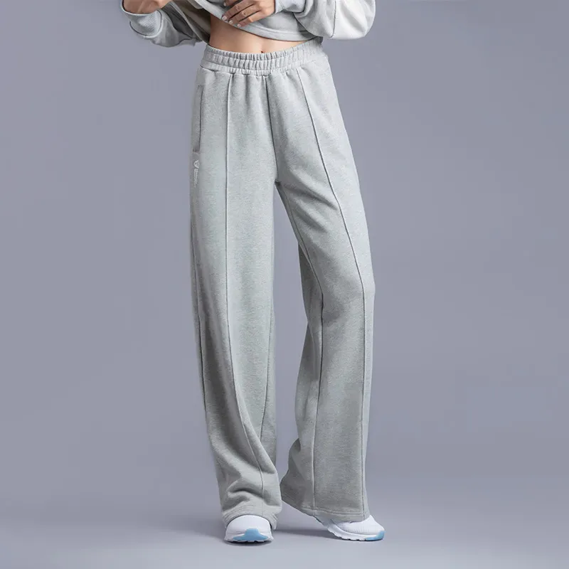 Monster Guardians Wide Leg Sports Pants Women's Mist Gray-1