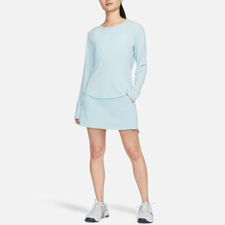Nike Casual Short Skirts Women's Joy Ocean Blue-4