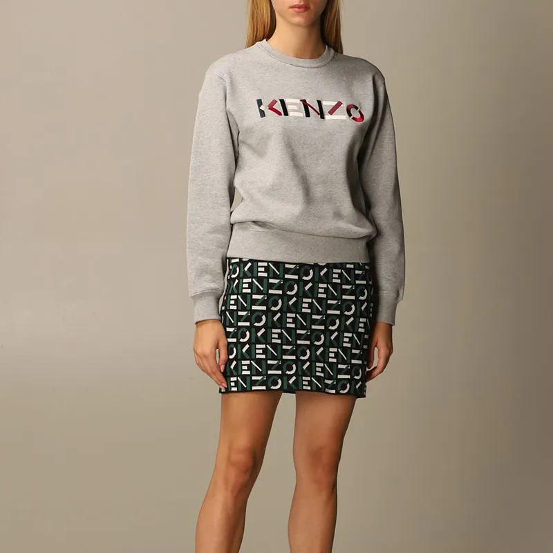 KENZO Sweatshirts Women's Pearl Gray-2