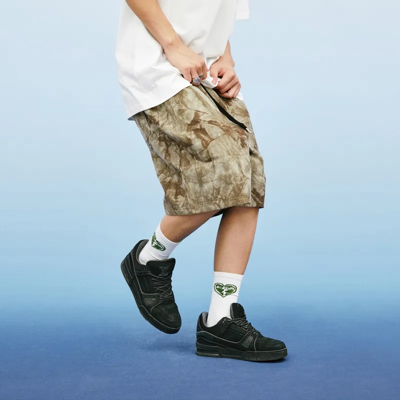A11SLAVE Loose Fit Shorts Unisex Desert Yellow-6