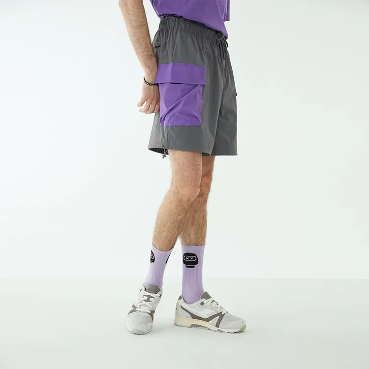Diadora Loose Fit Shorts Unisex Gray-5