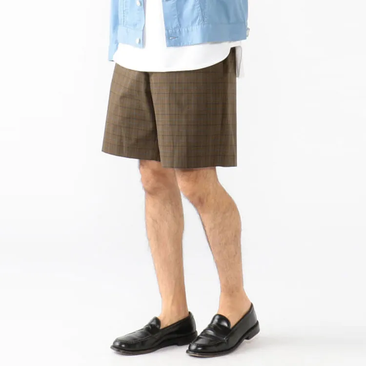 Beams Casual Shorts Men Brown-3