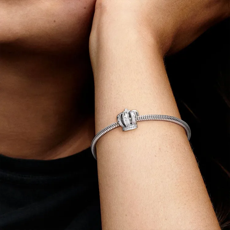 Pandora MOMENTS 925 Sterling Silver Jewelry Accessories Women's-2