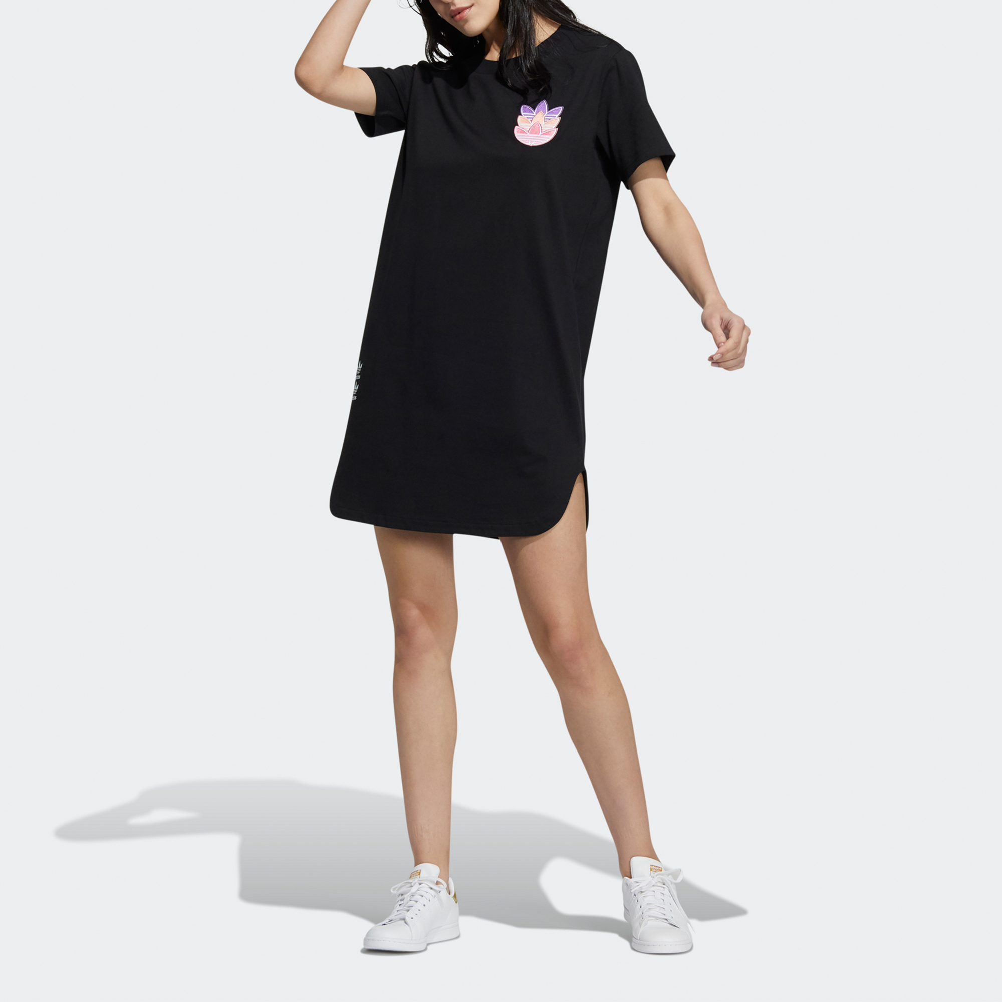 ☆Adidas☆Originals Jersey Short Sleeve Dress Black adidas Originals Adicolor short dress Black | Dressinn