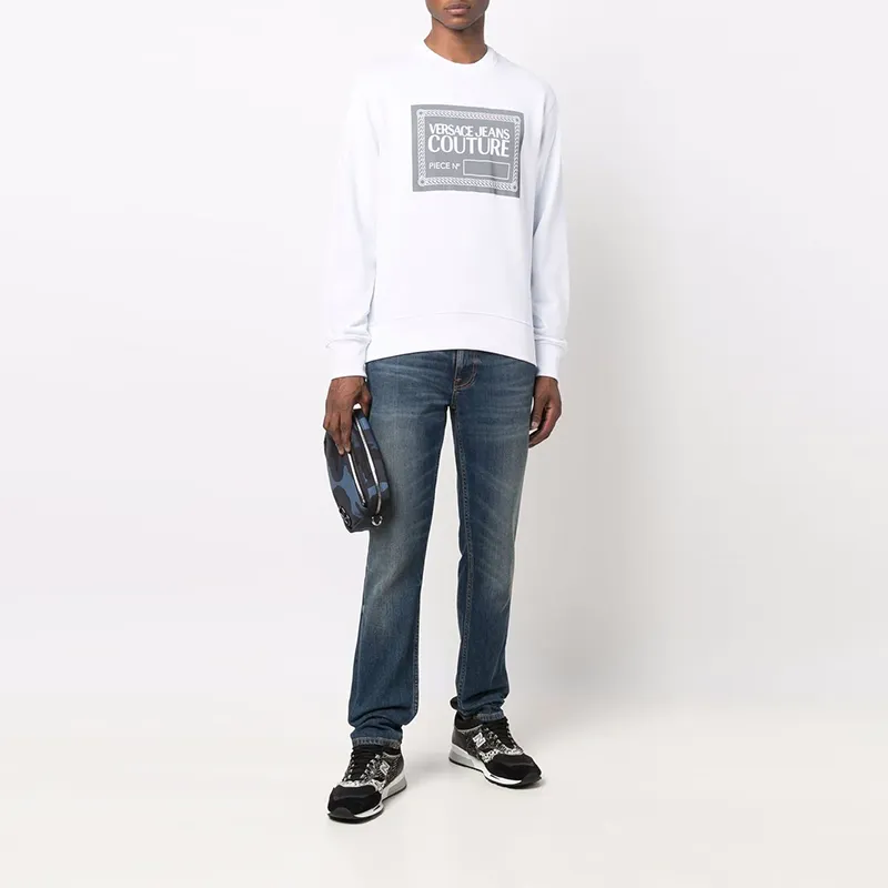 VERSACE JEANS COUTURE Sweatshirts Men White-2