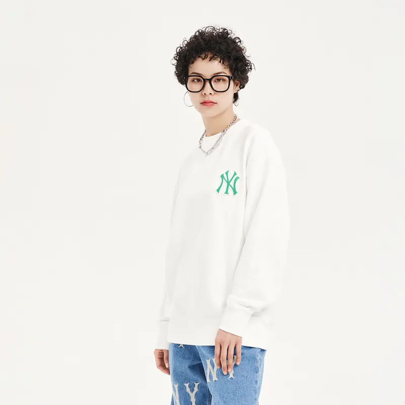 MLB New York Yankees Sweatshirts Unisex White-5