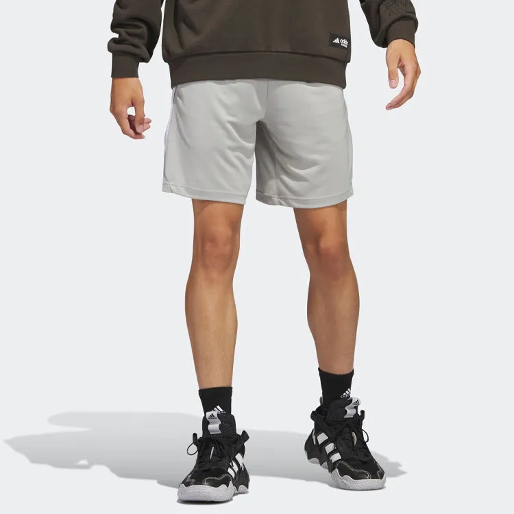 Adidas Basketball Shorts Men Metallic Gray-1