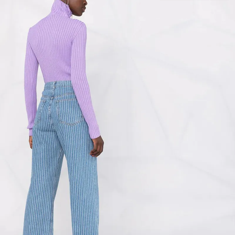 MSGM FW21 Sweater Women's Light Purple-1