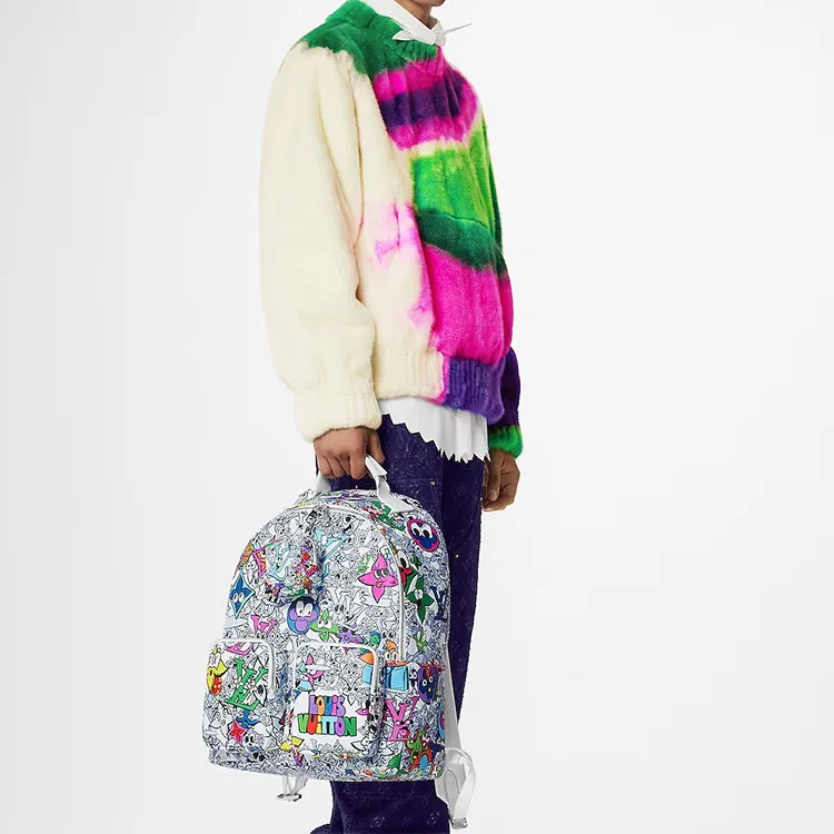 LOUIS VUITTON Backpack Multipocket Multicolor-7