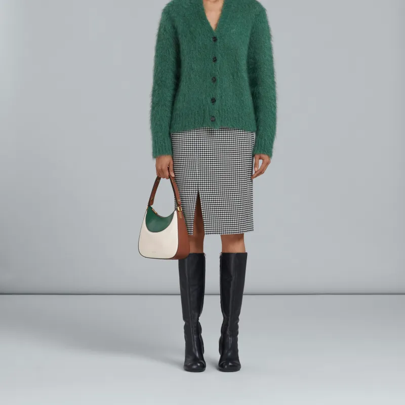 MARNI Smooth Calf Leather Hobo Bag, Handbag, Shoulder Bag Small Size Women's-4
