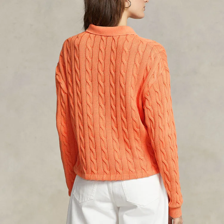 Polo Ralph Lauren Polo Shirts Women's Orange-4