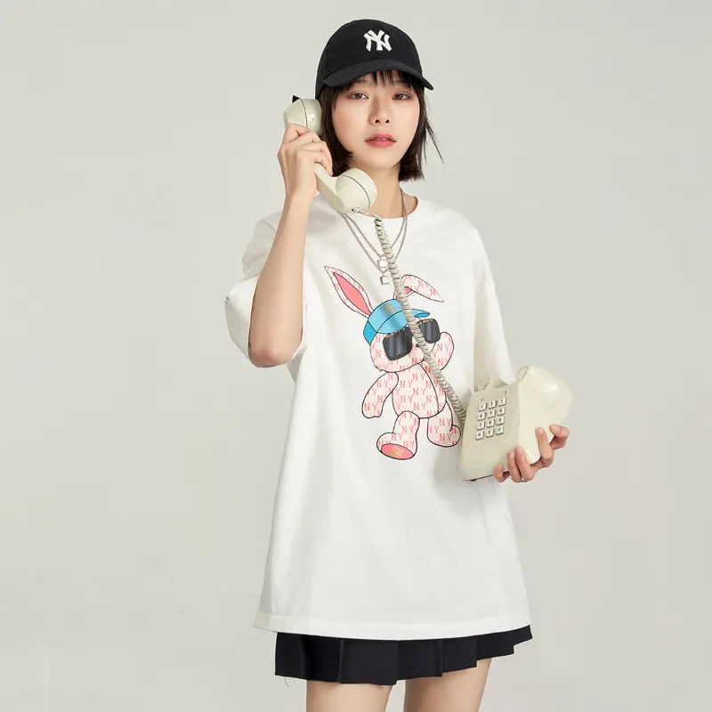 MLB SS23 Set-in Sleeve T-Shirt Unisex White-3