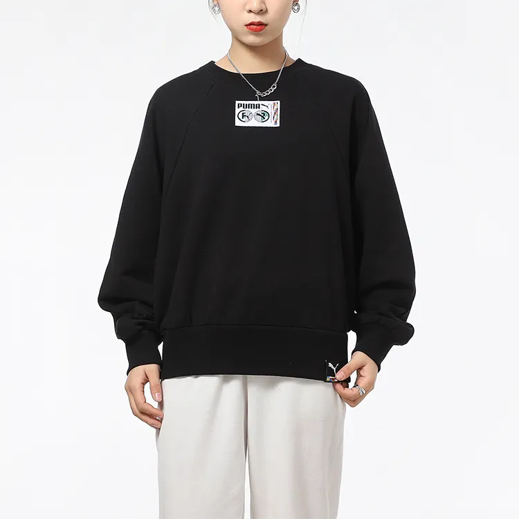 PUMA Sweatshirts Women's Black-2