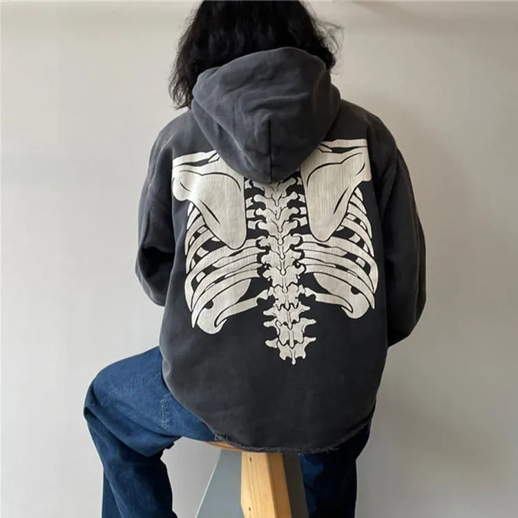 SAINT Mxxxxxx Bone Vl Hoodie - POIZON