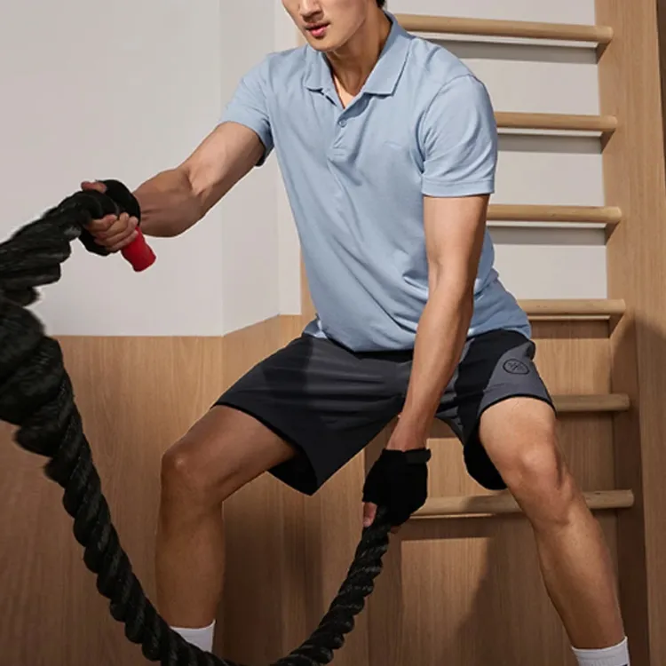 LiNing Polo Shirt Men's Celestial Blue-2