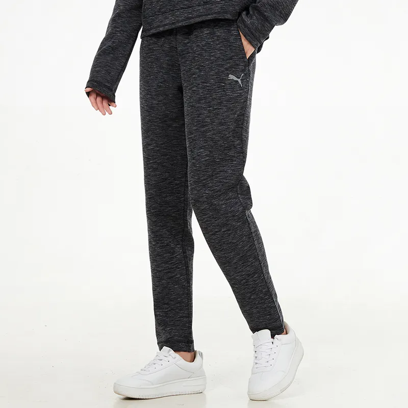 PUMA EVOSTRIPE Knitted Sweatpants Women's Black-4
