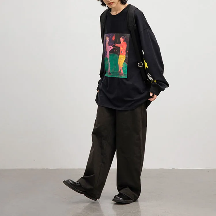Crying Center Sweatshirts Unisex Black-3