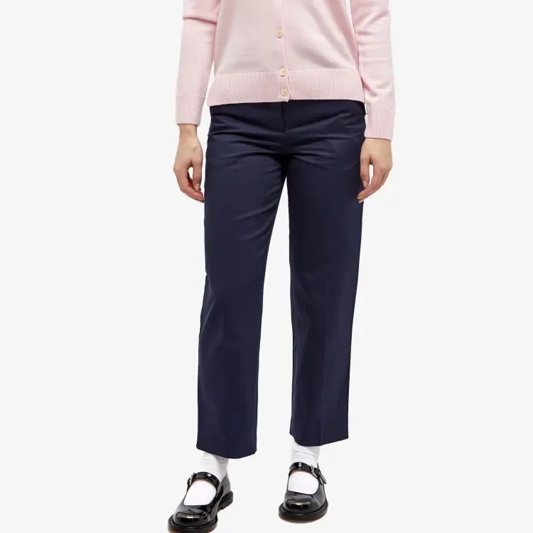 KENZO Logo Patch Cropped Trousers-2