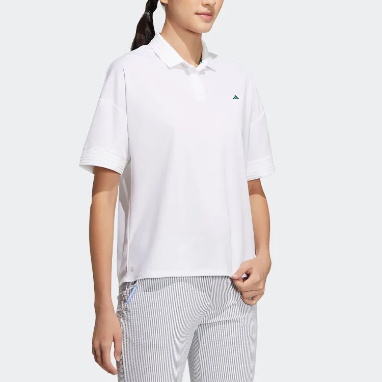 Adidas AEROREADY Polo Shirt Women's White-4
