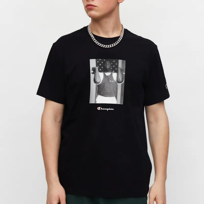 Champion T Shirts Unisex Black-2