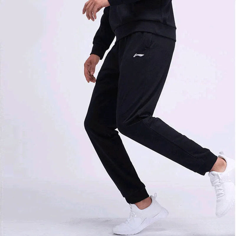 LINING Knitted Sweatpants Men Black-3