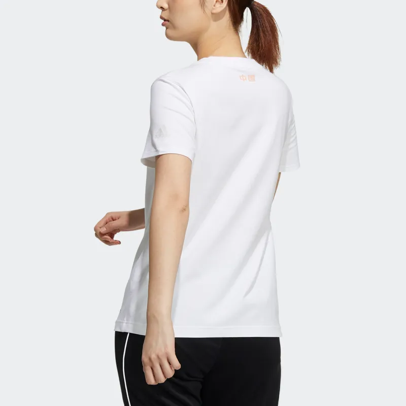 adidas Women's China Tee White-4