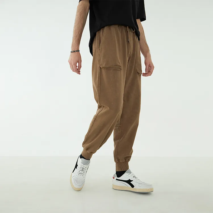 Diadora Jogger Sports Pants Unisex Dark Brown-4
