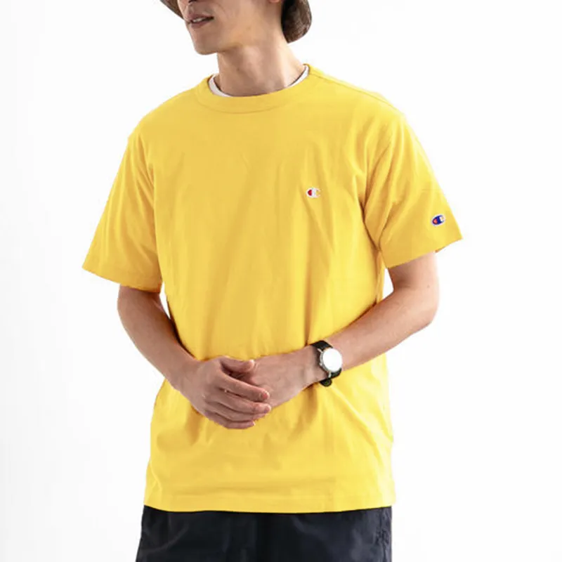 Champion T Shirts Unisex Lemon-2